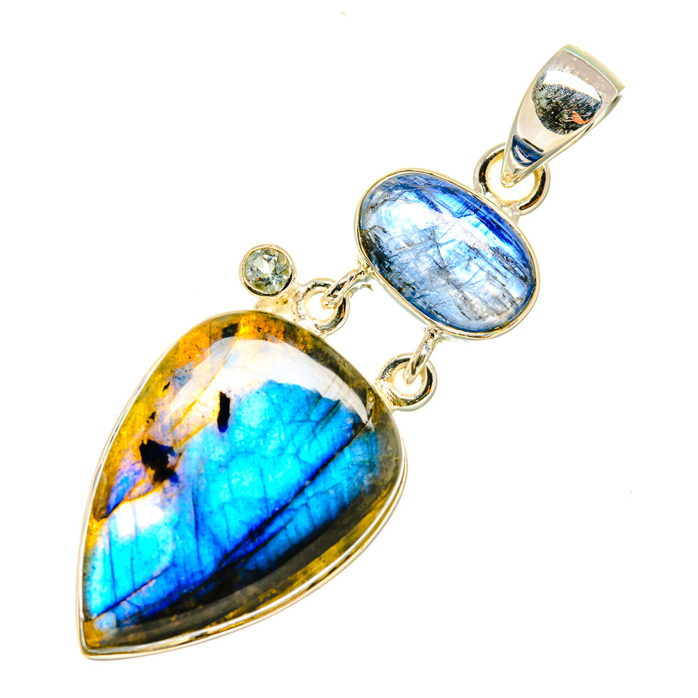 Labradorite Pendants handcrafted by Ana Silver Co - PD5693