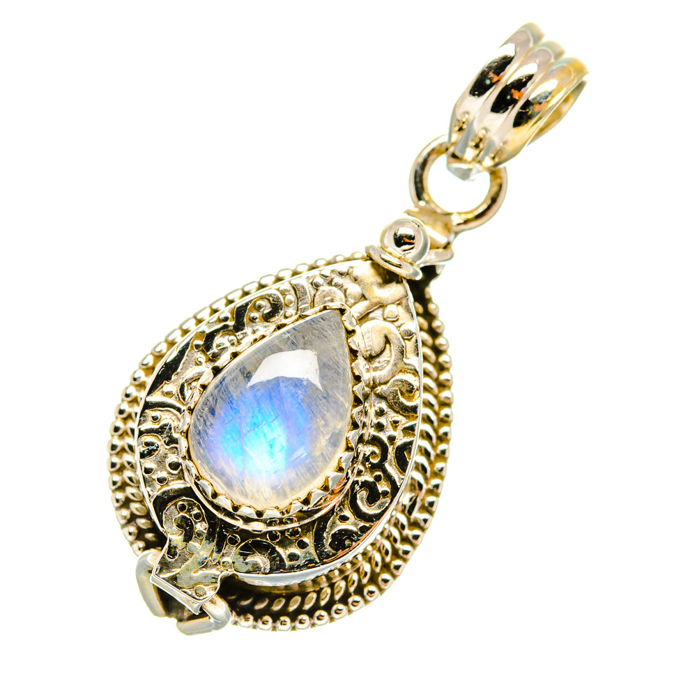 Rainbow Moonstone Pendants handcrafted by Ana Silver Co - PD5722