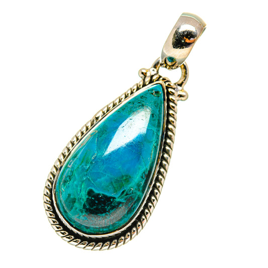 Chrysocolla Pendants handcrafted by Ana Silver Co - PD5738