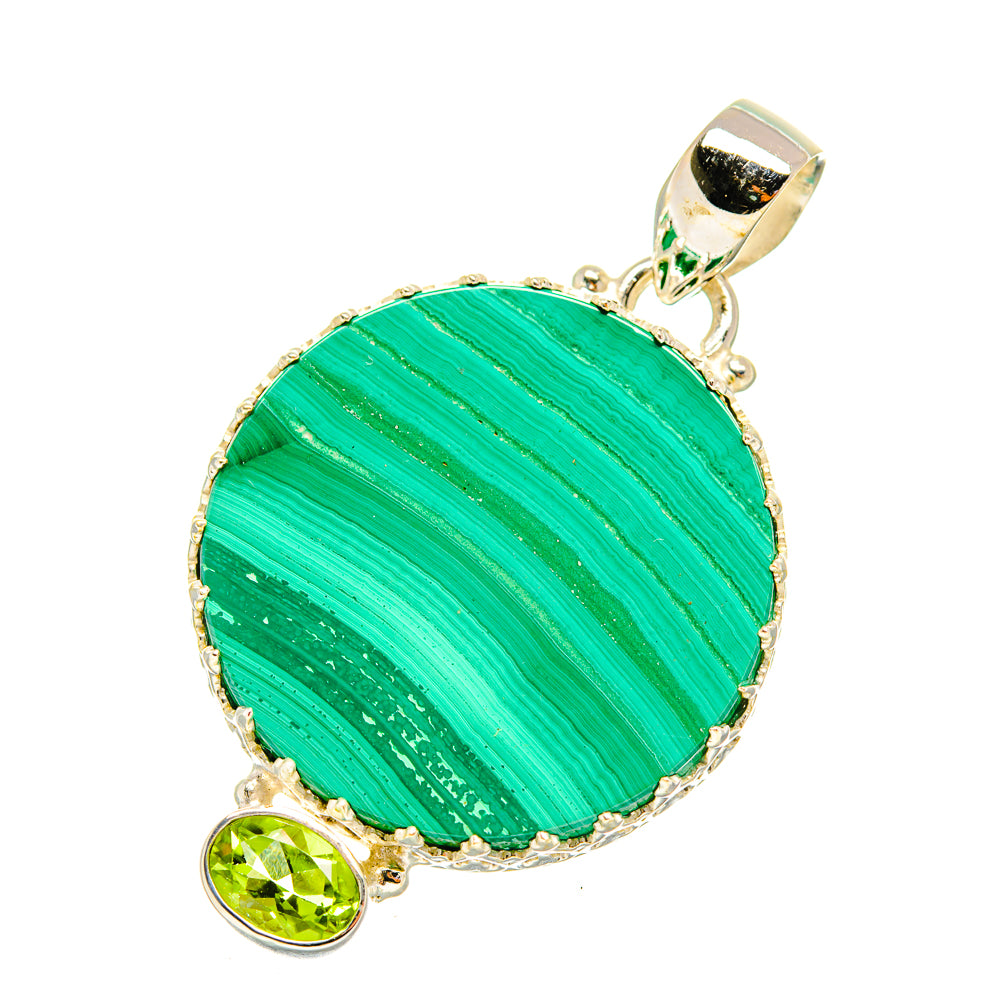 Malachite Pendants handcrafted by Ana Silver Co - PD5881