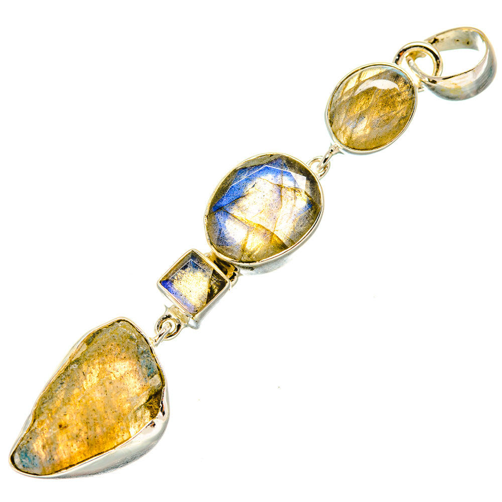 Labradorite Pendants handcrafted by Ana Silver Co - PD5898