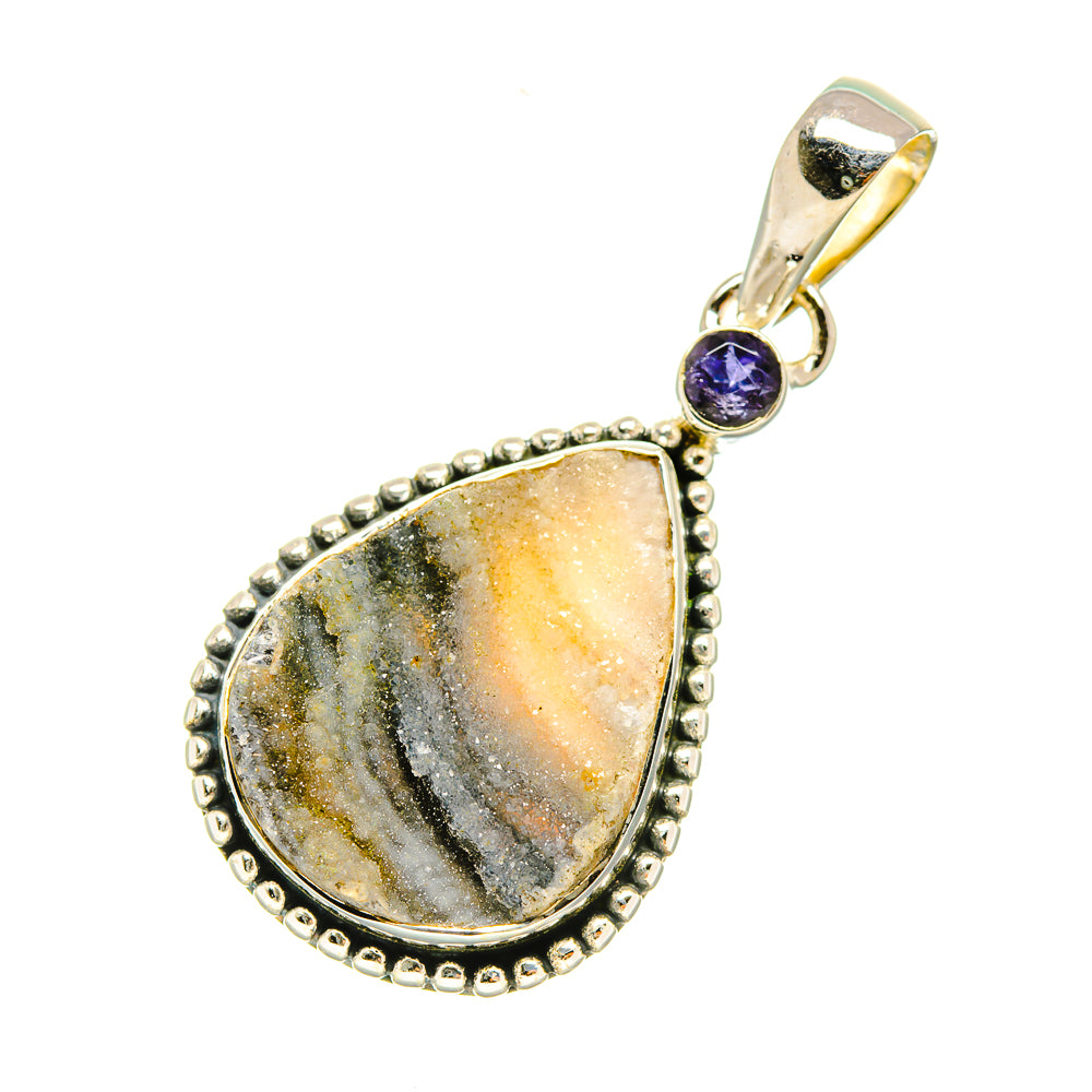 Desert Druzy Pendants handcrafted by Ana Silver Co - PD5964