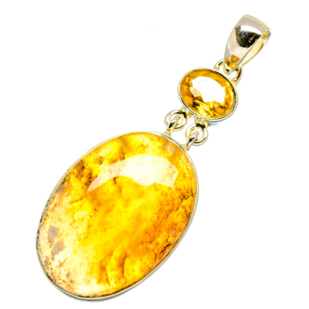 Plume Agate Pendants handcrafted by Ana Silver Co - PD5969