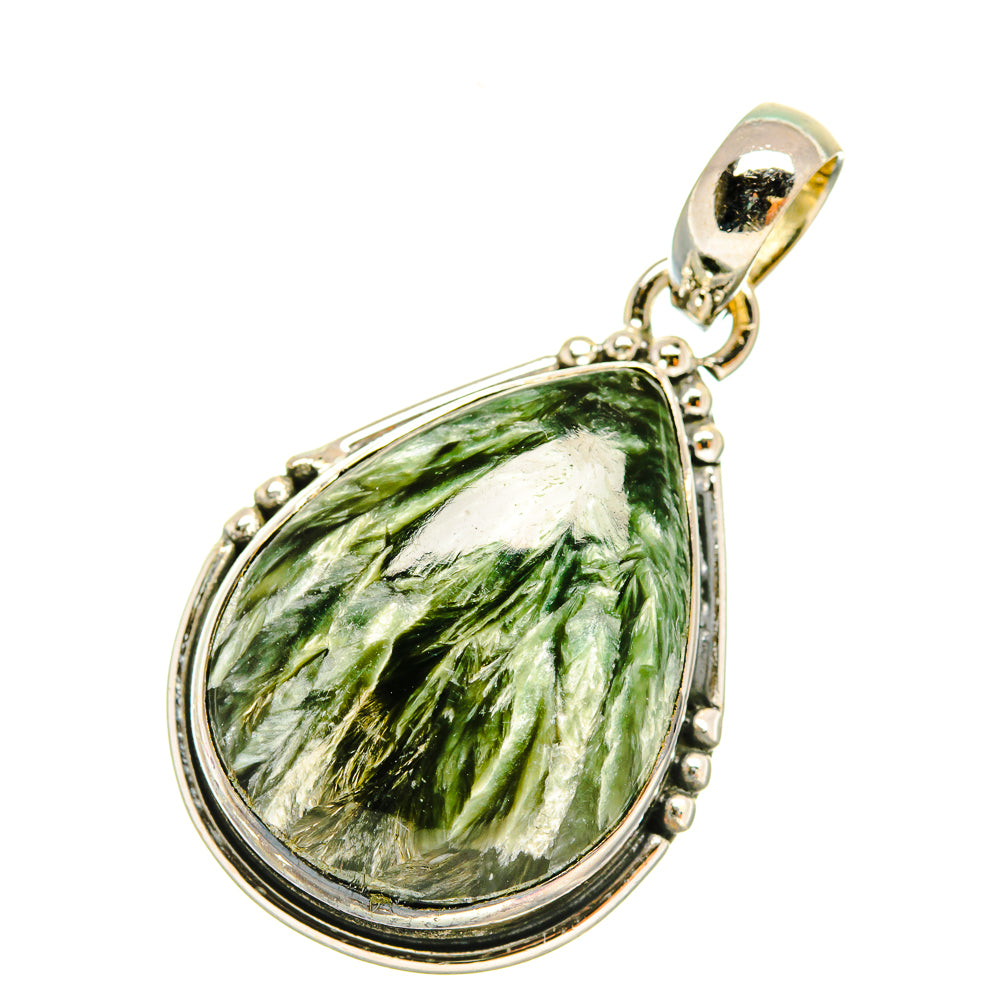 Seraphinite Pendants handcrafted by Ana Silver Co - PD5971