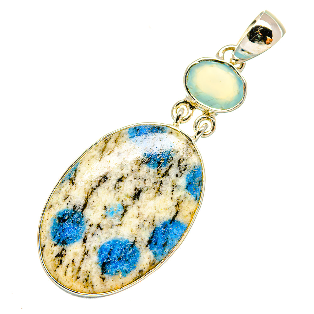 K2 Blue Azurite Pendants handcrafted by Ana Silver Co - PD5985