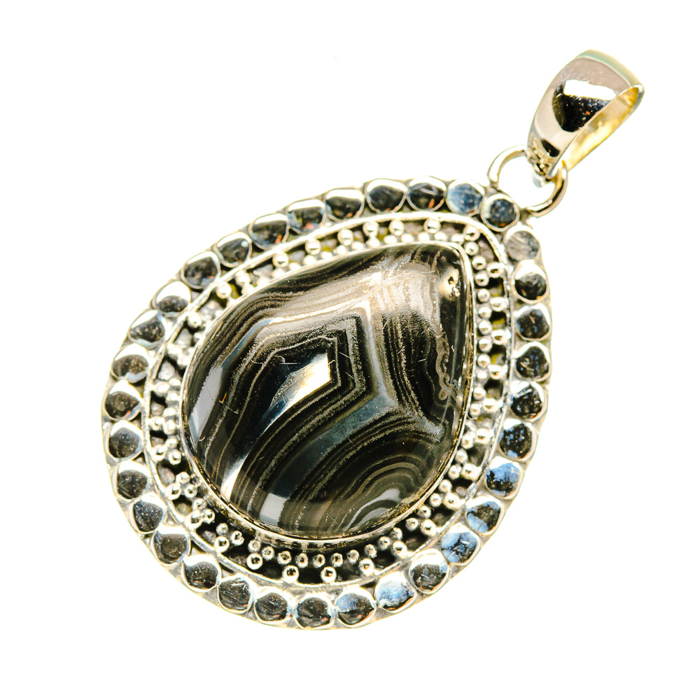 Psilomelane Pendants handcrafted by Ana Silver Co - PD5991