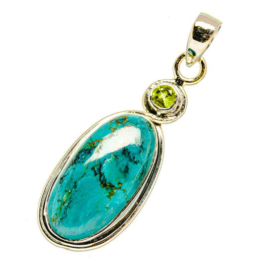 Chrysocolla Pendants handcrafted by Ana Silver Co - PD6020