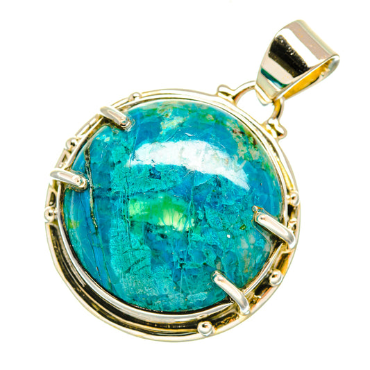 Chrysocolla Pendants handcrafted by Ana Silver Co - PD6022