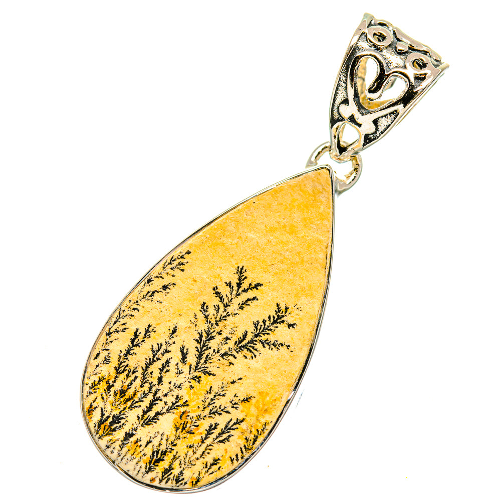 Germany Psilomelane Dendrite Pendants handcrafted by Ana Silver Co - PD6063