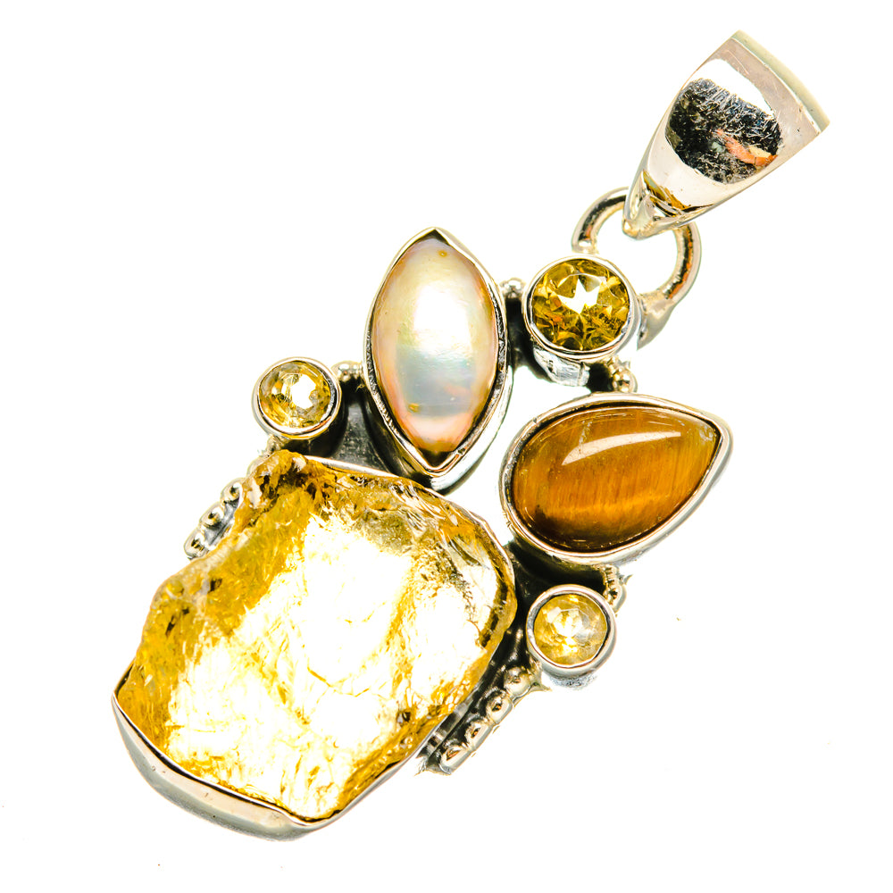 Citrine Pendants handcrafted by Ana Silver Co - PD6066