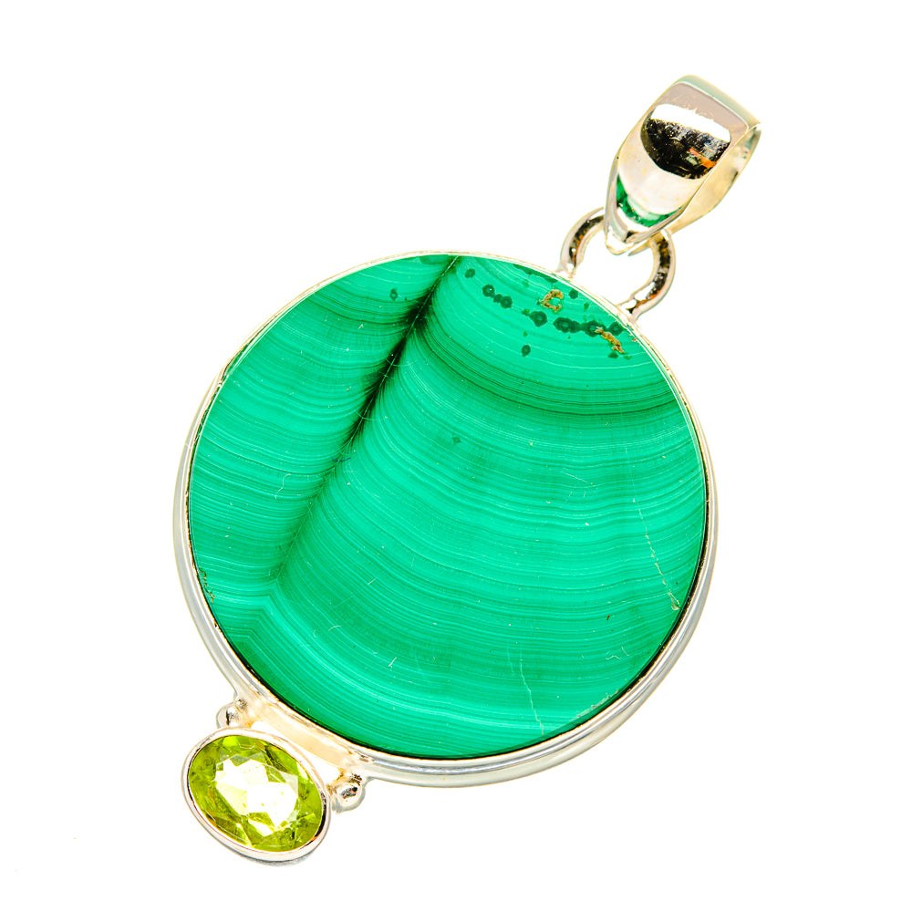 Malachite Pendants handcrafted by Ana Silver Co - PD6109