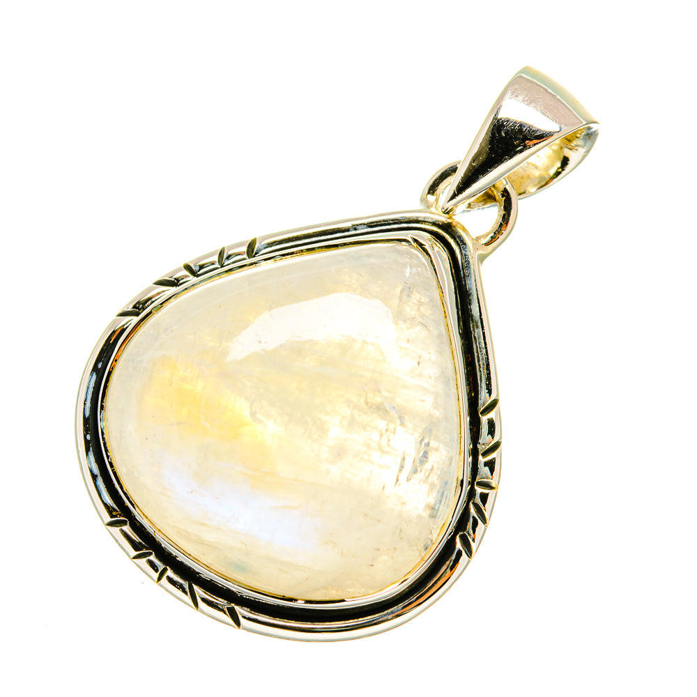 Rainbow Moonstone Pendants handcrafted by Ana Silver Co - PD6116
