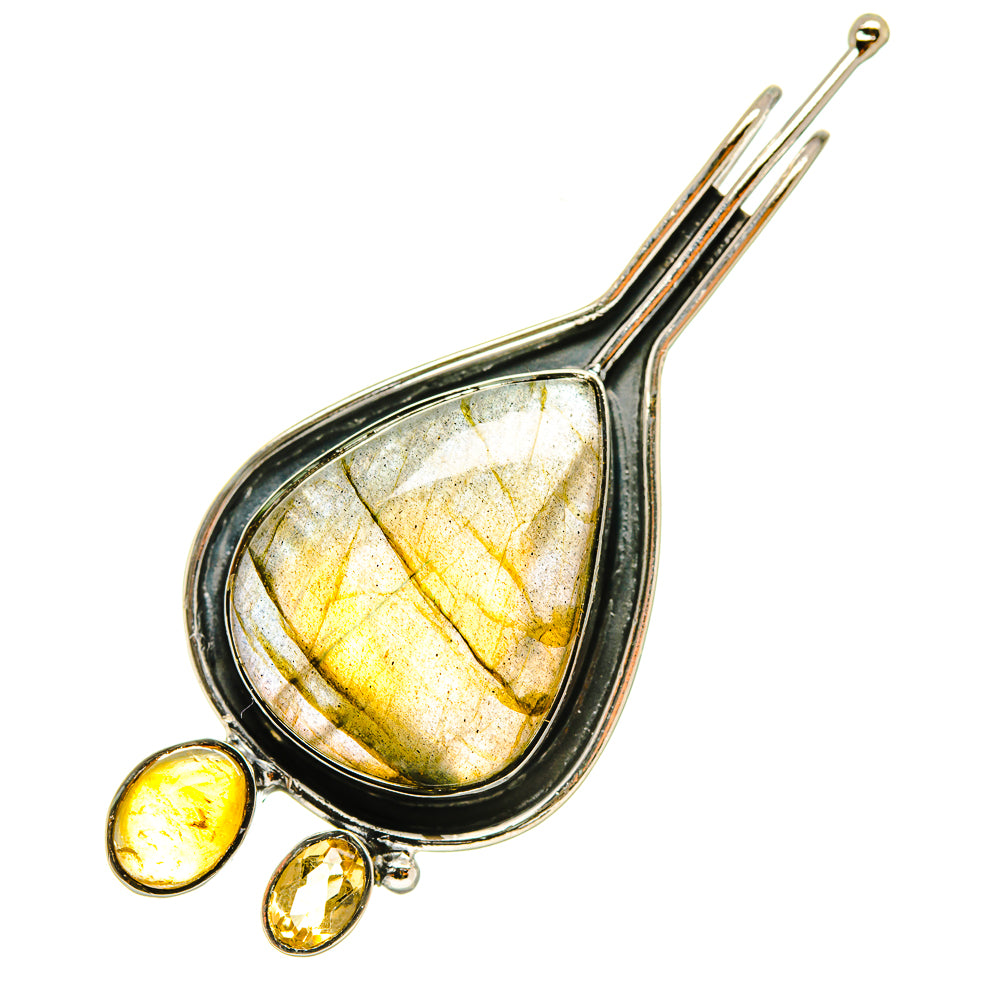 Labradorite Pendants handcrafted by Ana Silver Co - PD6158