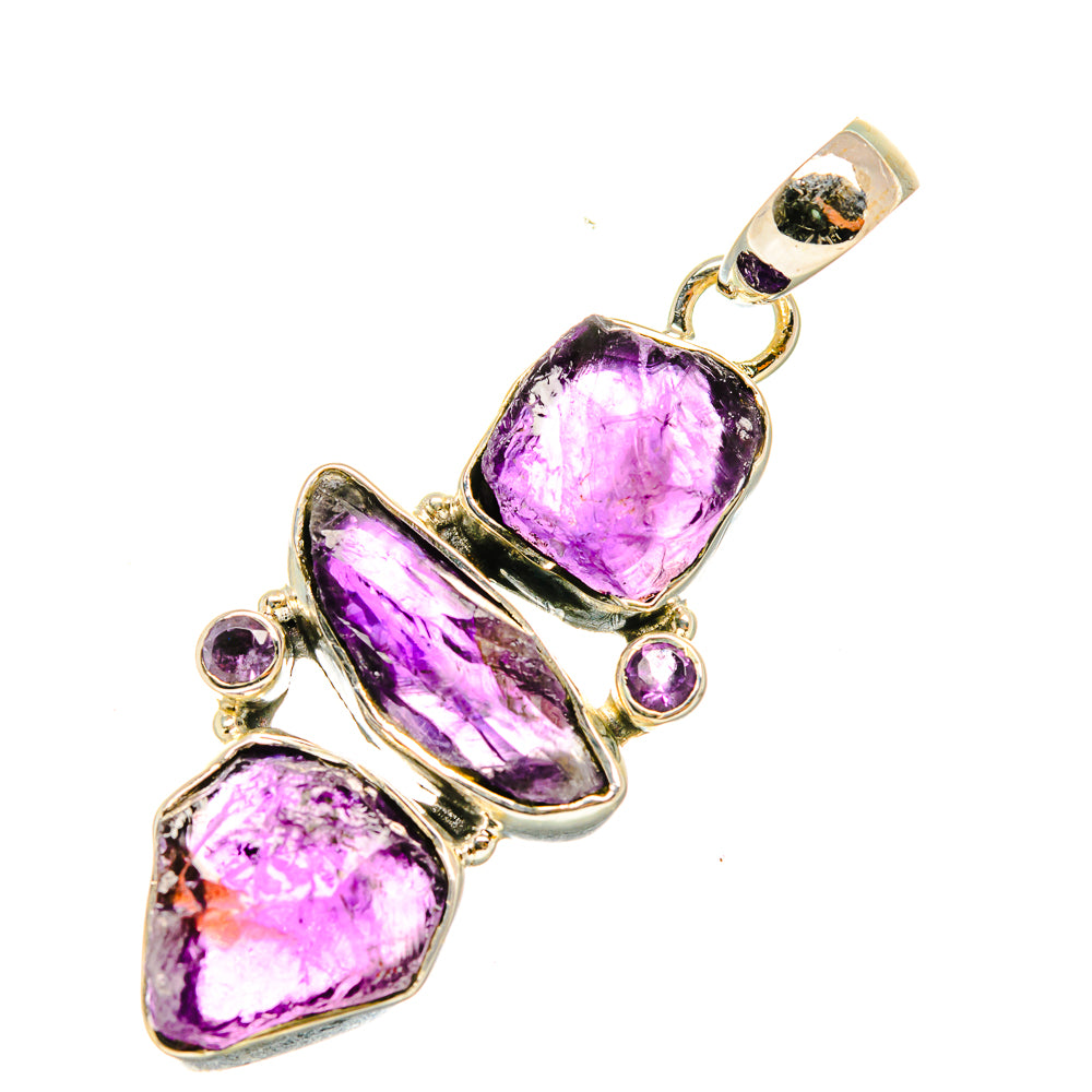 Amethyst Pendants handcrafted by Ana Silver Co - PD6199