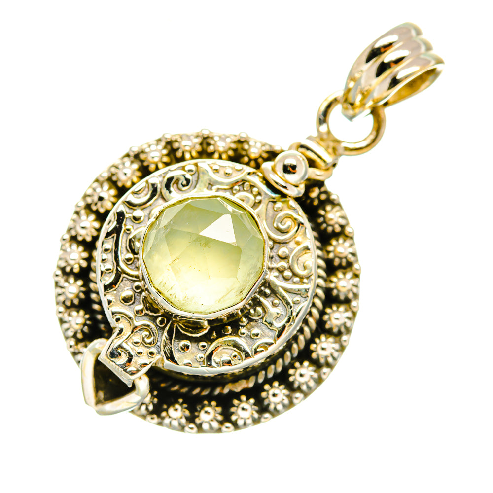 Prehnite Pendants handcrafted by Ana Silver Co - PD6233