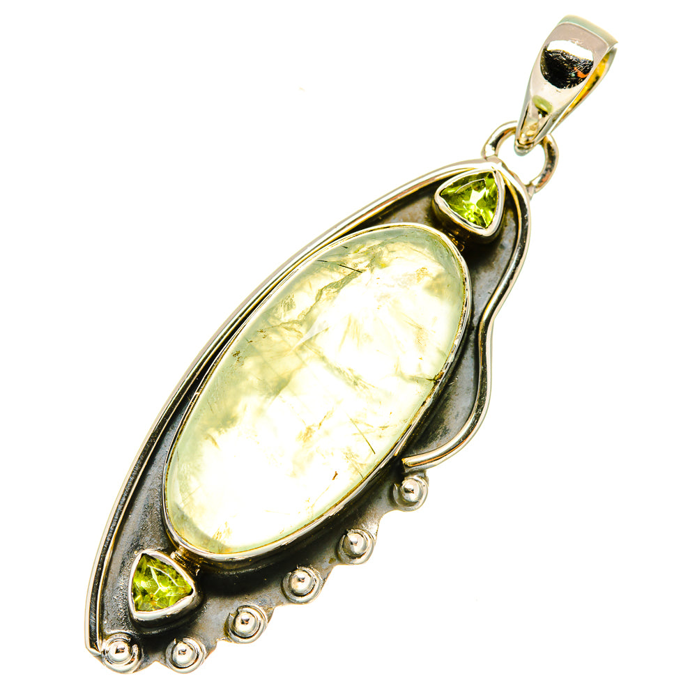 Prehnite Pendants handcrafted by Ana Silver Co - PD6234