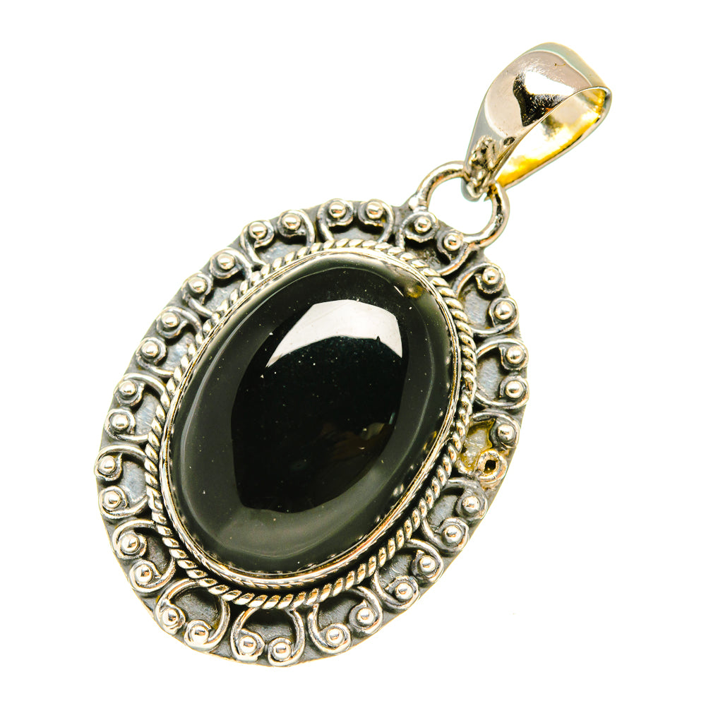 Black Onyx Pendants handcrafted by Ana Silver Co - PD6265