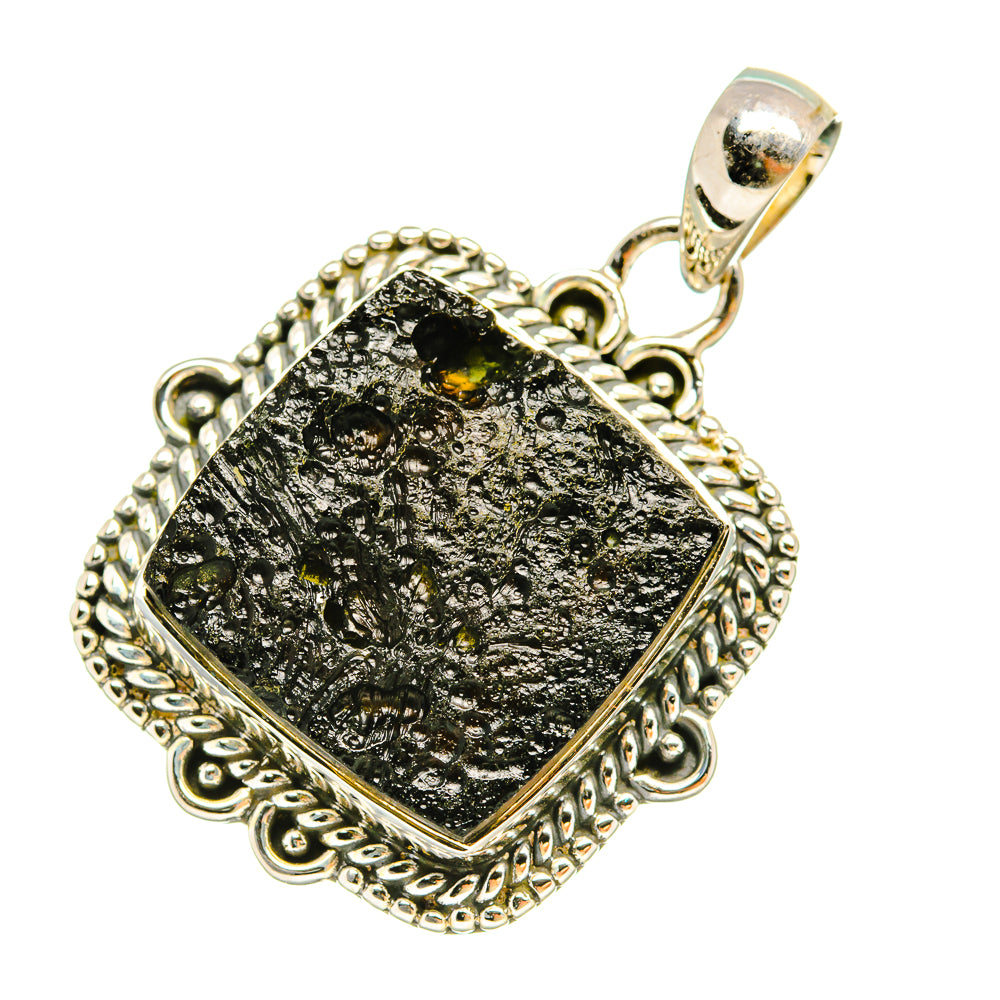 Tektite Pendants handcrafted by Ana Silver Co - PD6272