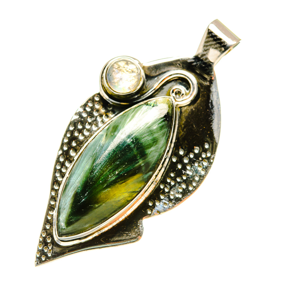 Seraphinite Pendants handcrafted by Ana Silver Co - PD6334