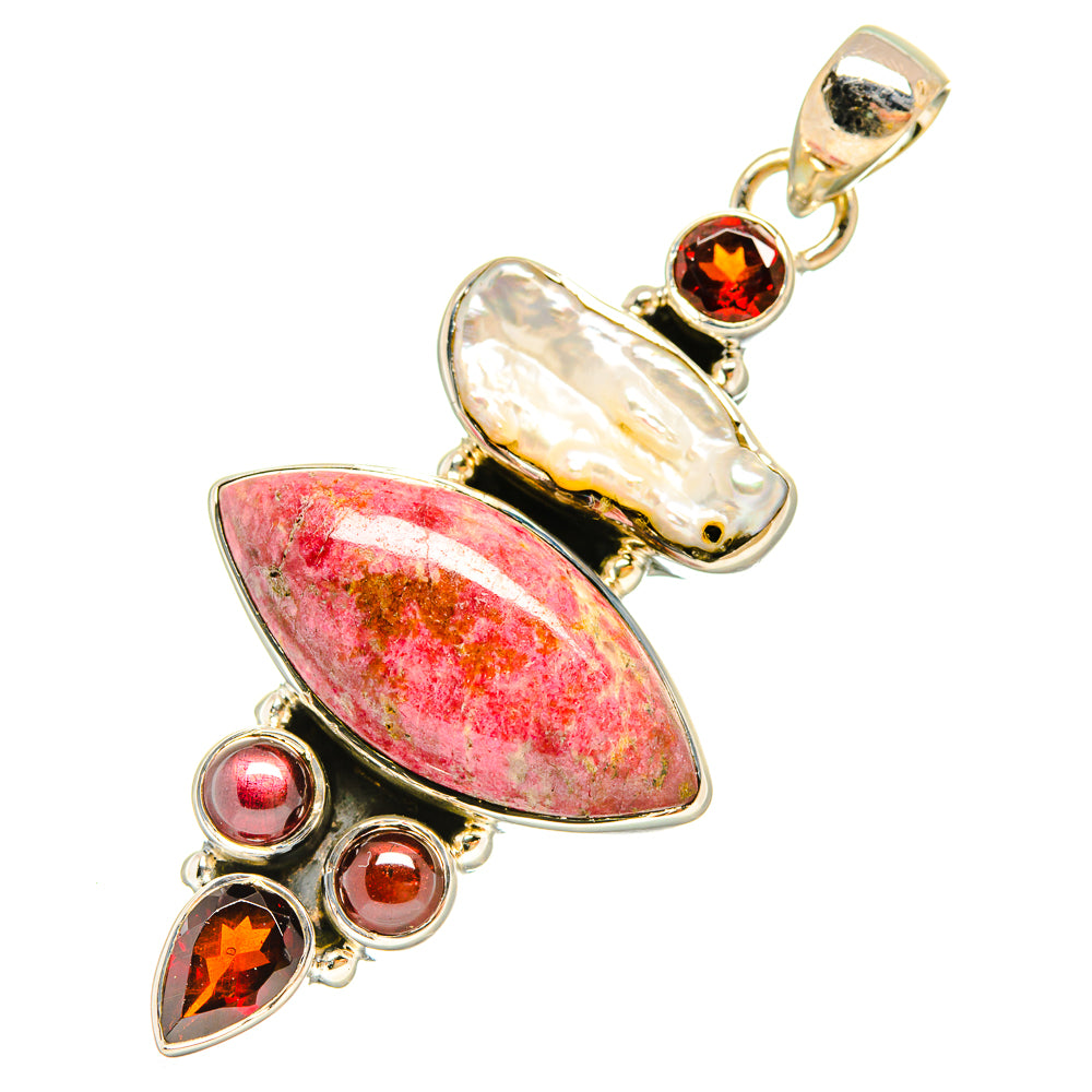 Thulite Pendants handcrafted by Ana Silver Co - PD6369