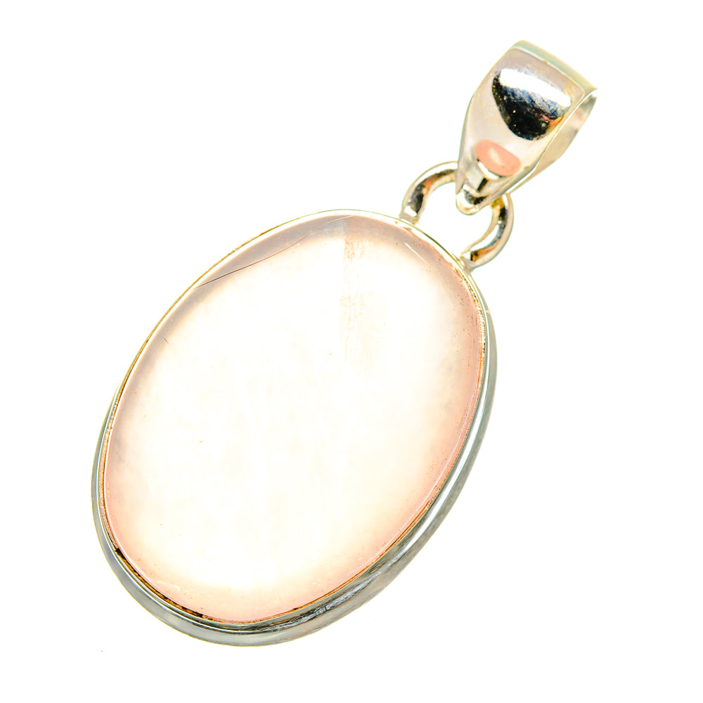 Rose Quartz Pendants handcrafted by Ana Silver Co - PD6390
