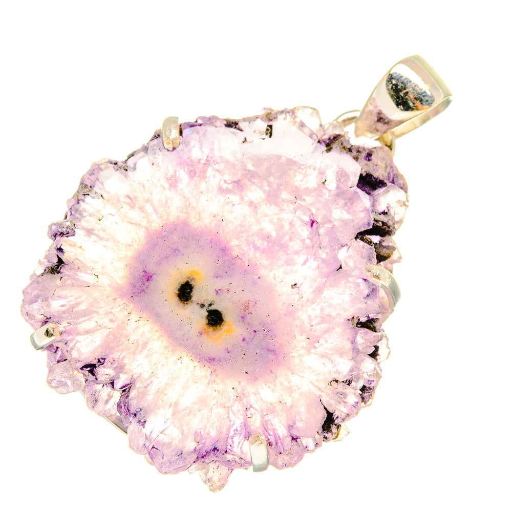 Amethyst Stalactite Pendants handcrafted by Ana Silver Co - PD6408