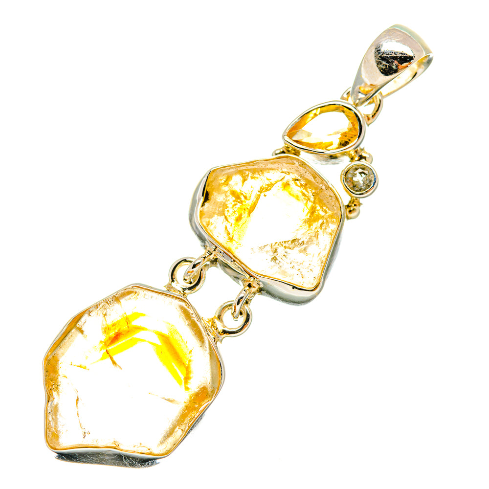 Citrine Pendants handcrafted by Ana Silver Co - PD6463