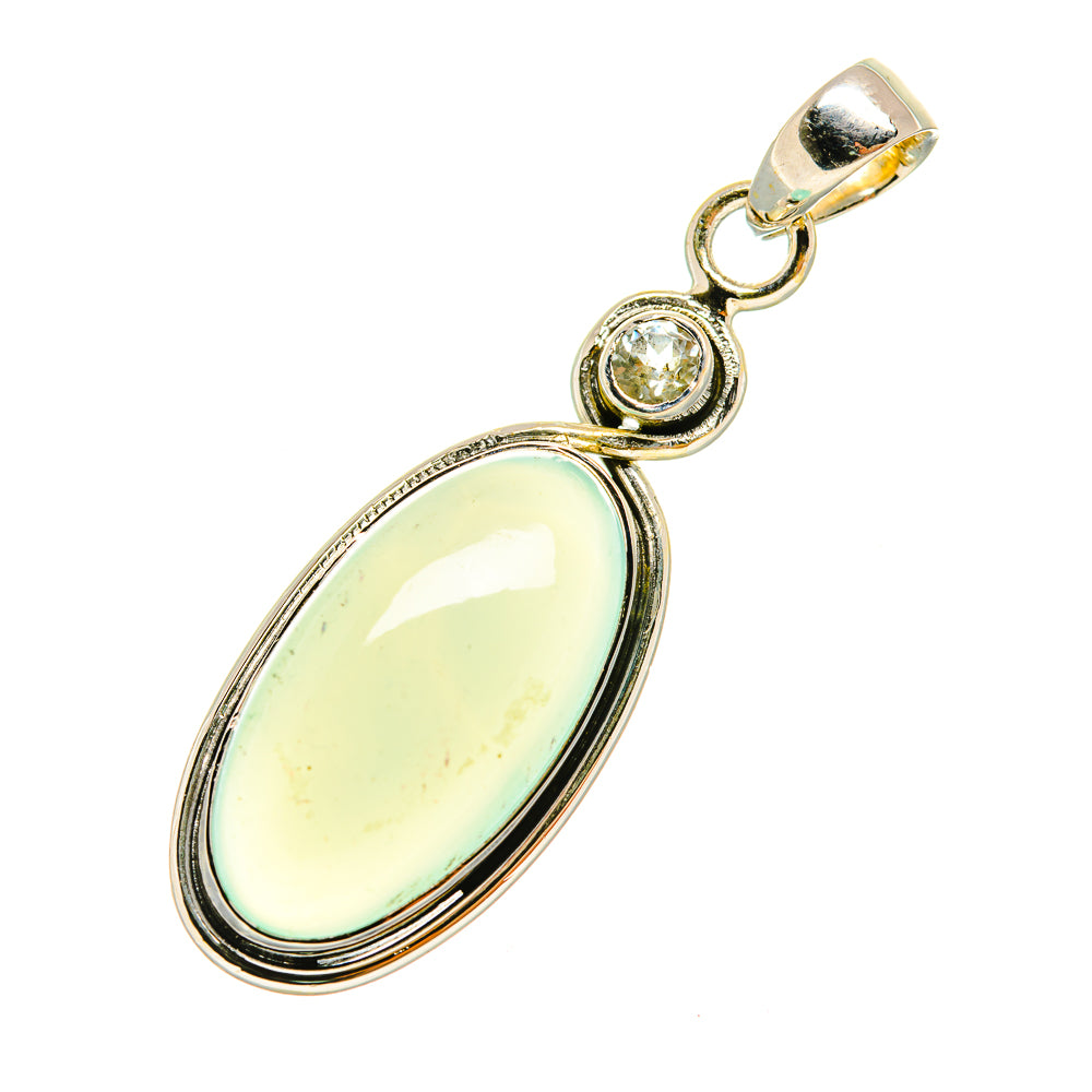 Aqua Chalcedony Pendants handcrafted by Ana Silver Co - PD6535
