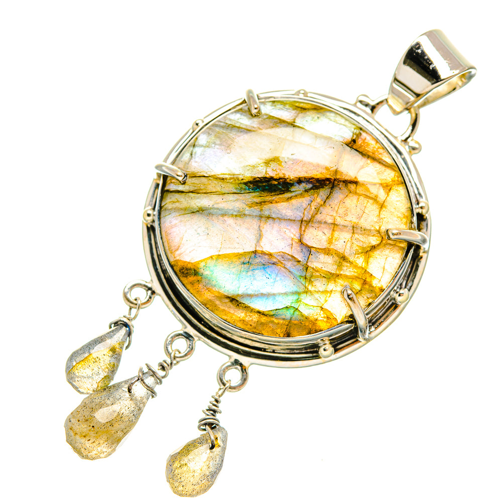Labradorite Pendants handcrafted by Ana Silver Co - PD6557