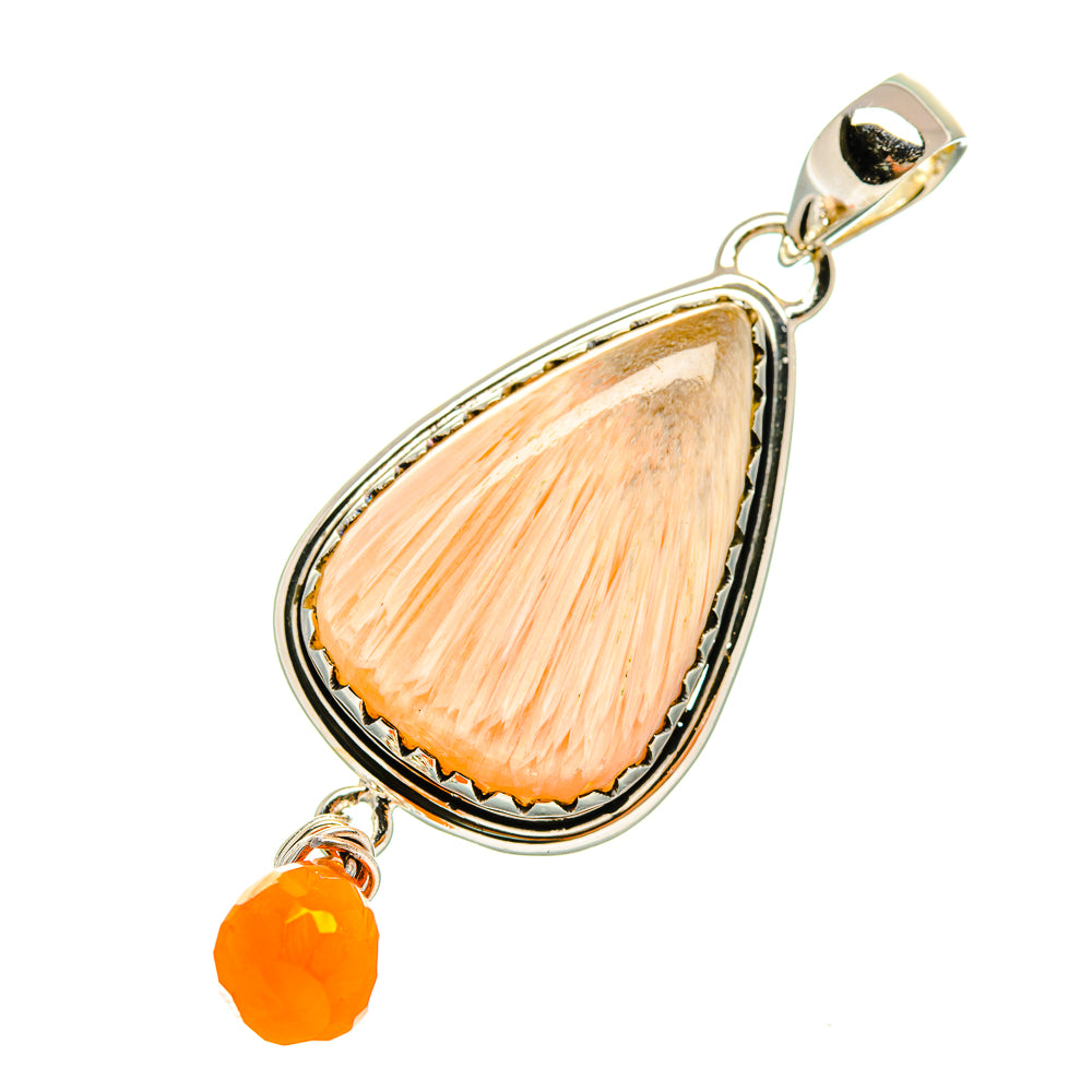 Scolecite Pendants handcrafted by Ana Silver Co - PD6614
