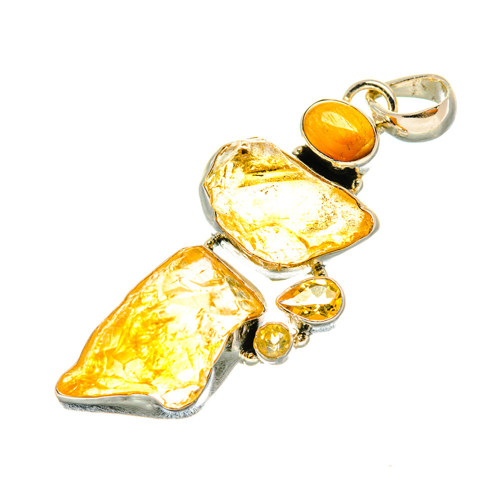 Citrine Pendants handcrafted by Ana Silver Co - PD6633