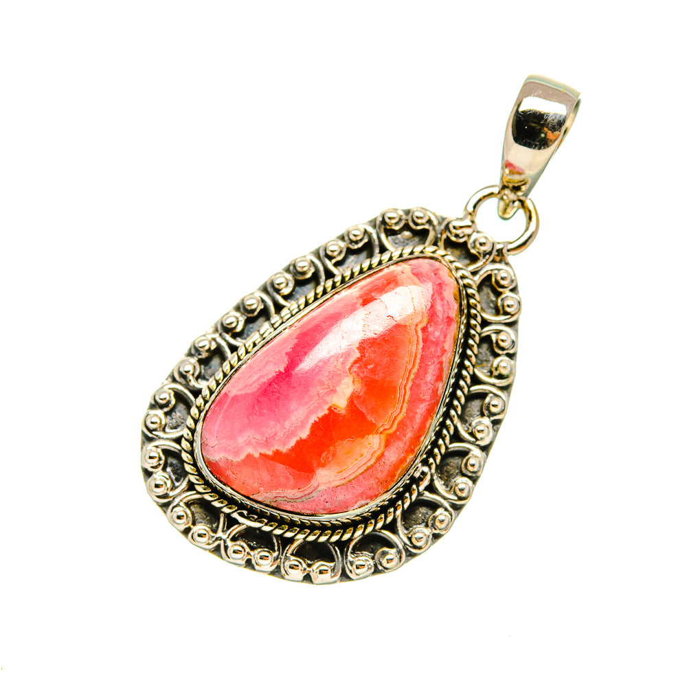 Rhodochrosite Pendants handcrafted by Ana Silver Co - PD6638