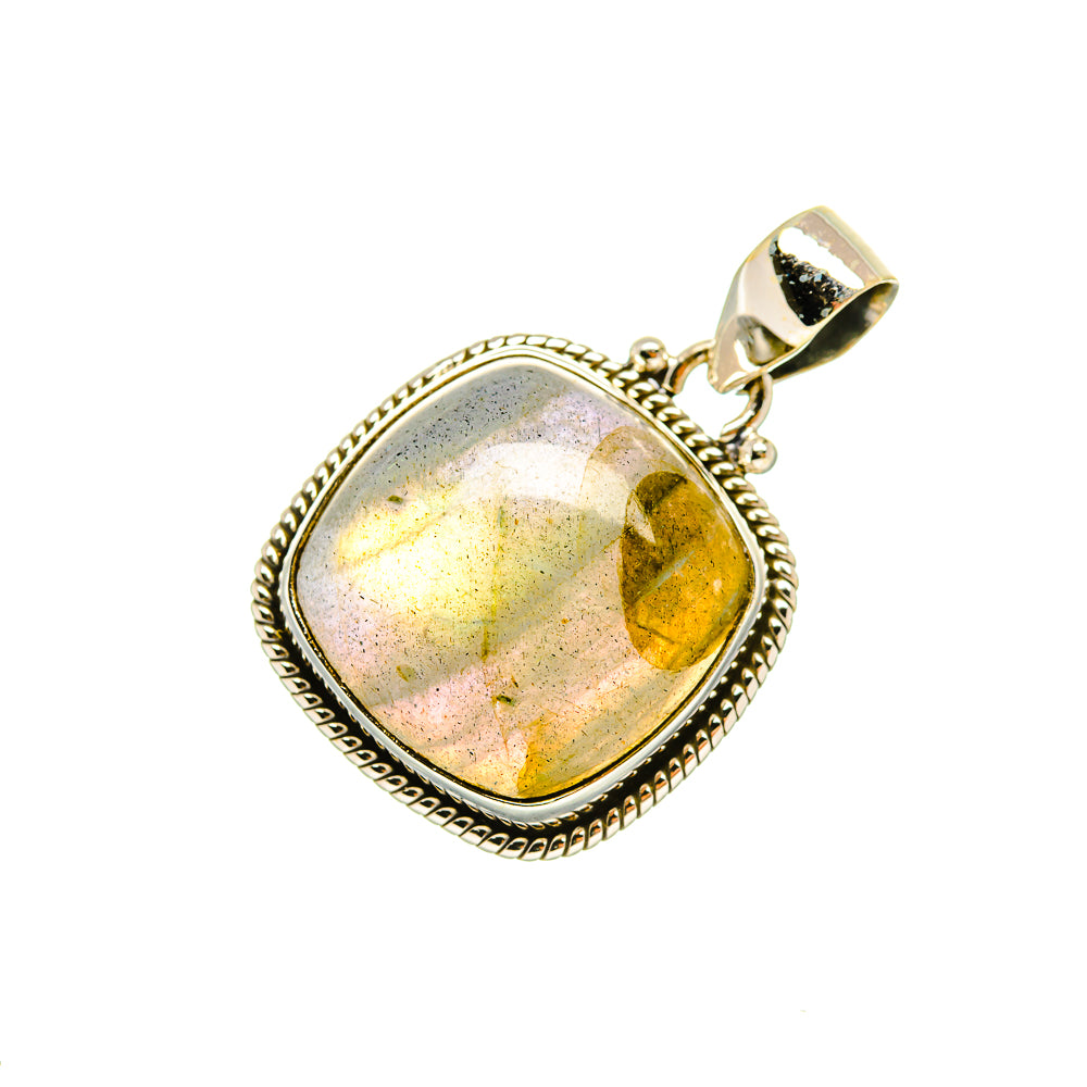 Peruvian Opal Pendants handcrafted by Ana Silver Co - PD6641
