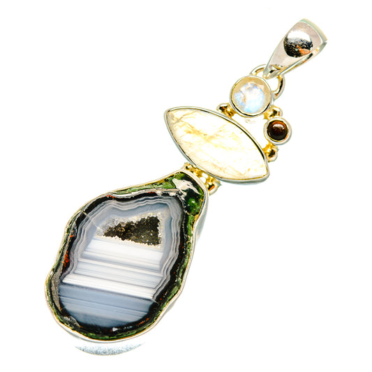 Coconut Geode Druzy Pendants handcrafted by Ana Silver Co - PD6669