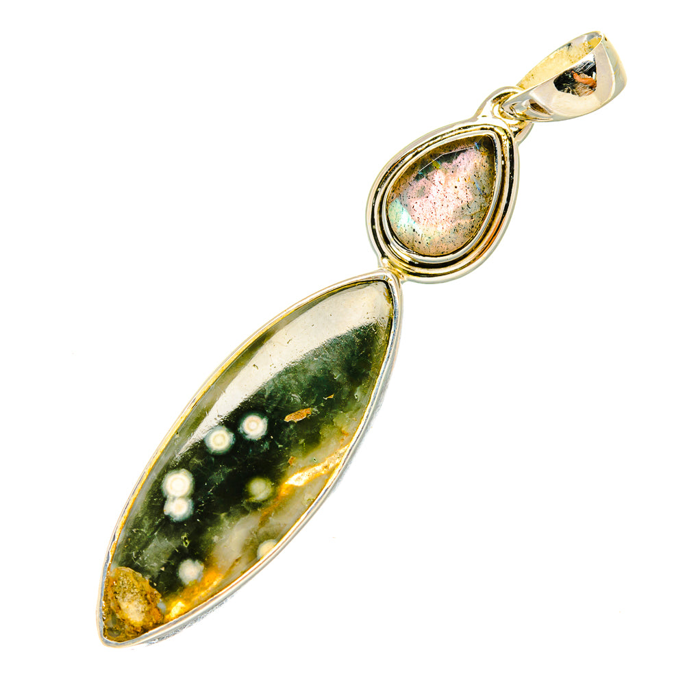 Ocean Jasper Pendants handcrafted by Ana Silver Co - PD6718