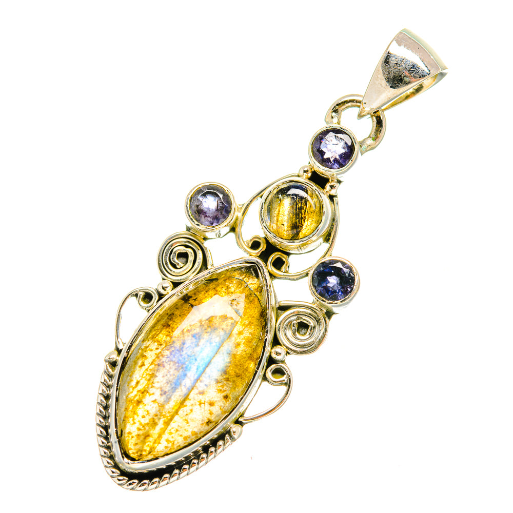 Labradorite Pendants handcrafted by Ana Silver Co - PD6719