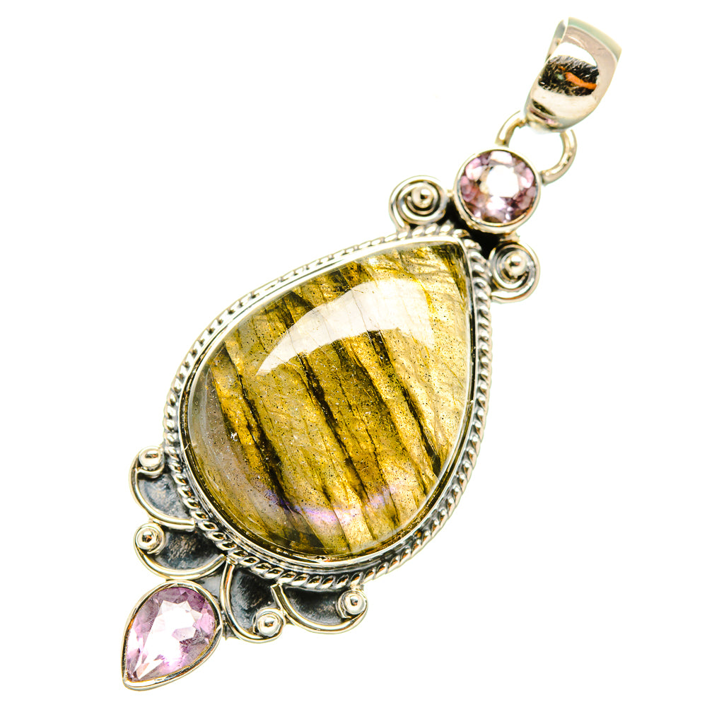 Labradorite Pendants handcrafted by Ana Silver Co - PD6738