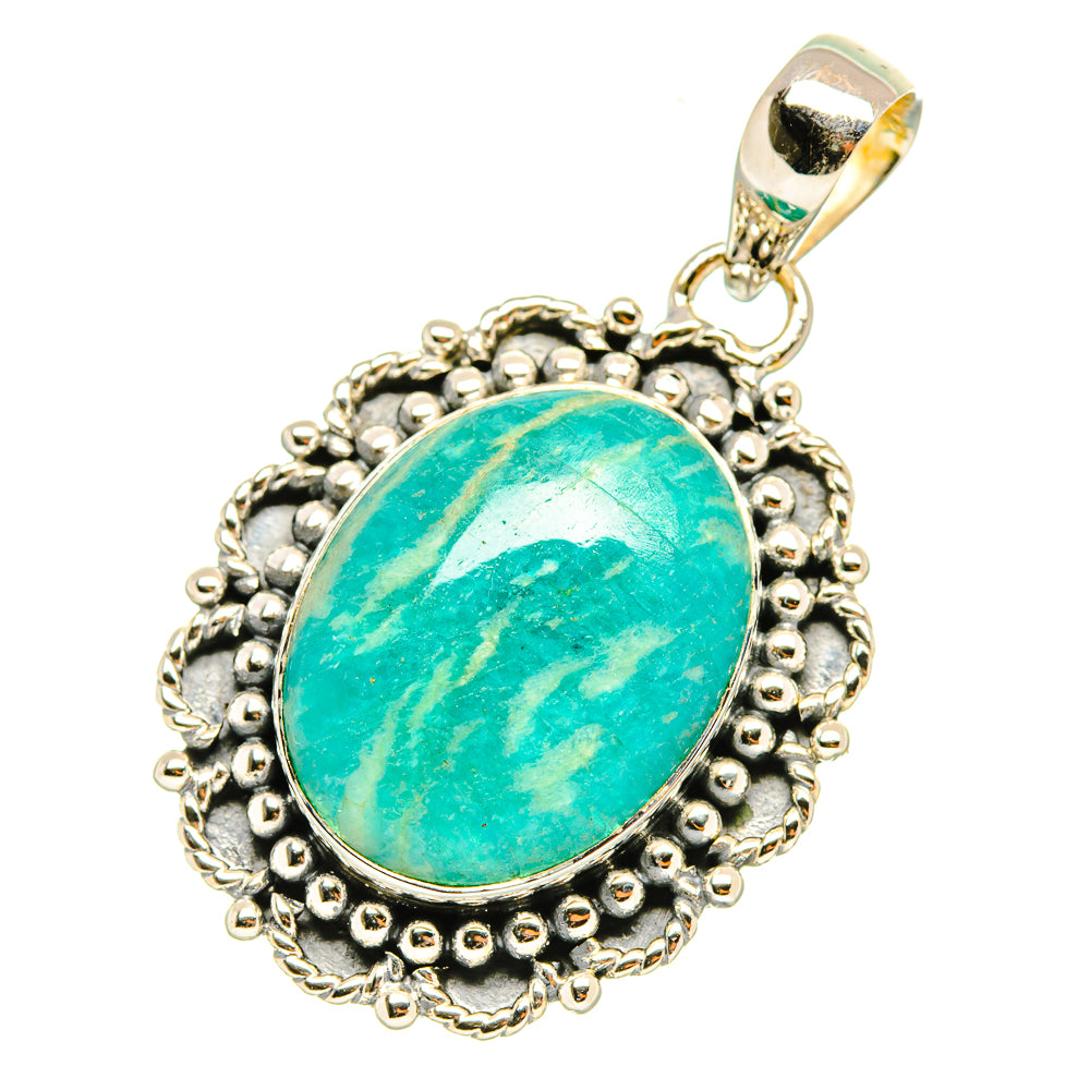 Amazonite Pendants handcrafted by Ana Silver Co - PD6770