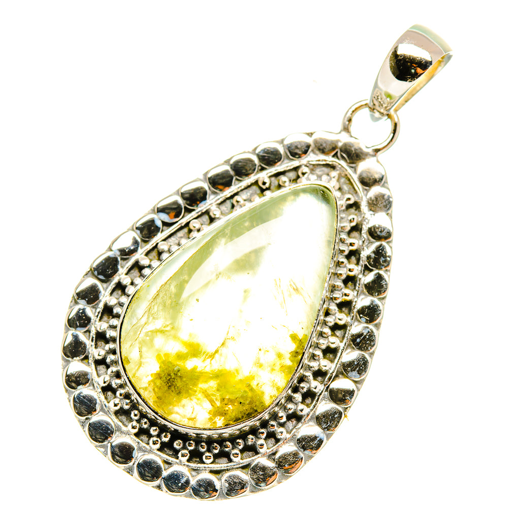 Prehnite Pendants handcrafted by Ana Silver Co - PD6796