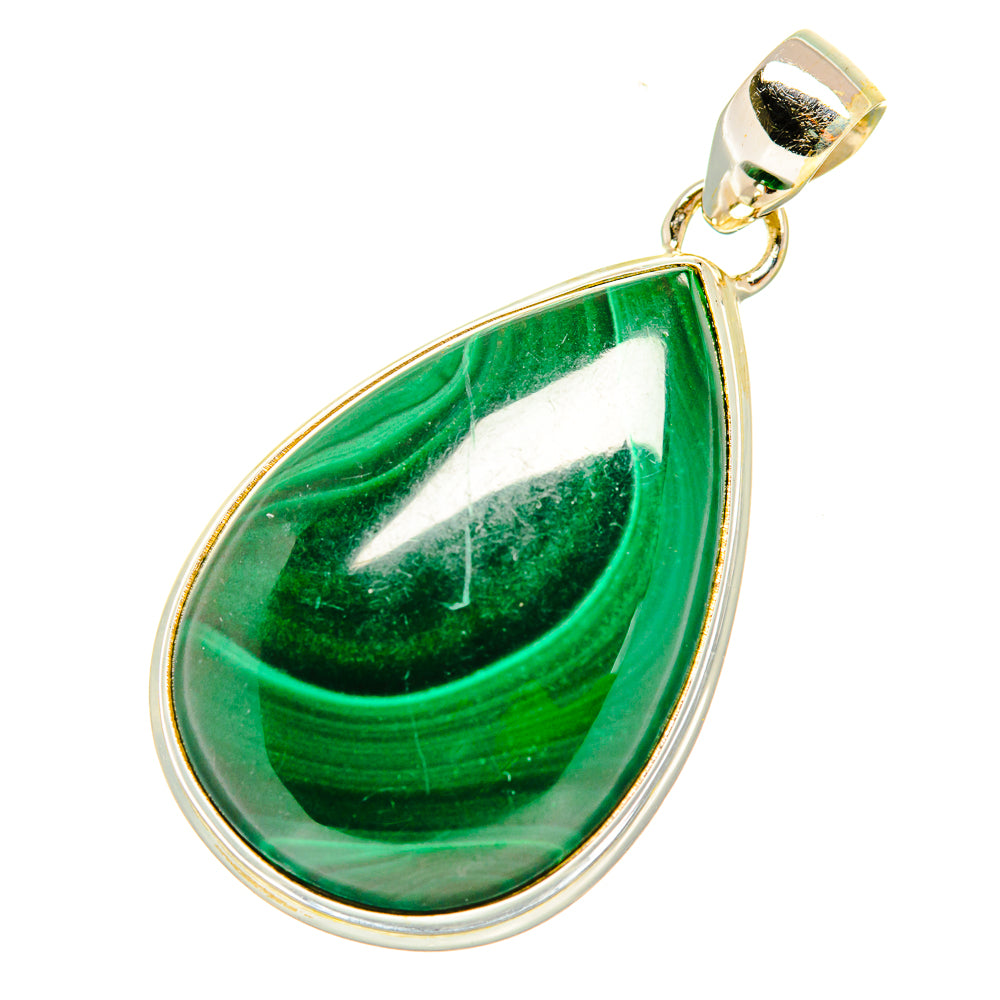 Malachite Pendants handcrafted by Ana Silver Co - PD6801