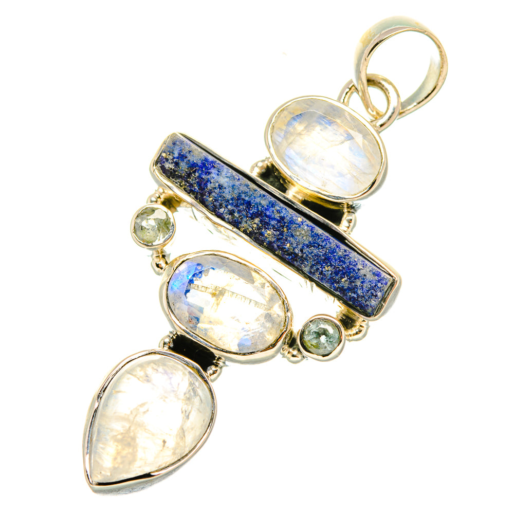 Rainbow Moonstone Pendants handcrafted by Ana Silver Co - PD6815