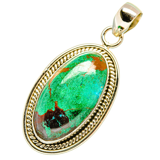 Chrysocolla Pendants handcrafted by Ana Silver Co - PD6877
