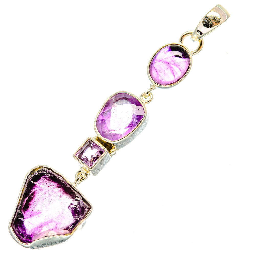Amethyst Pendants handcrafted by Ana Silver Co - PD6912