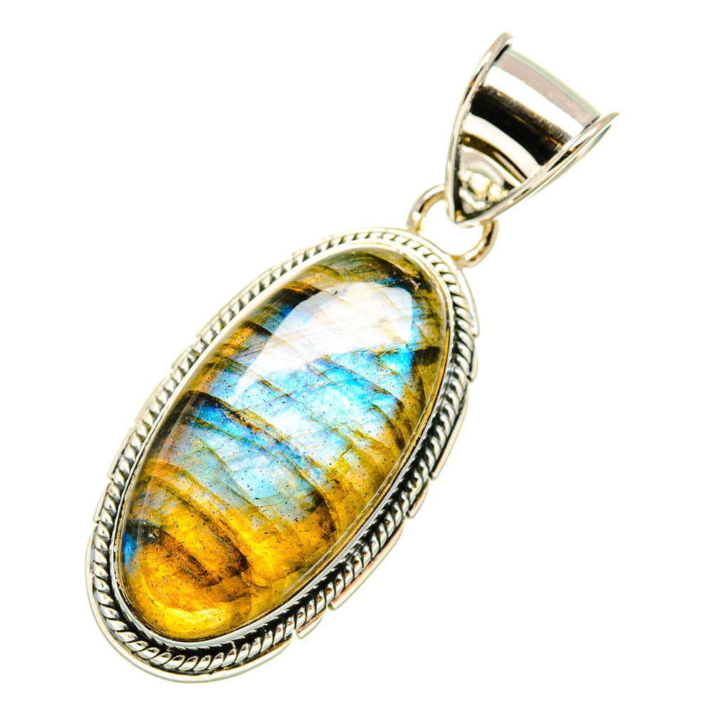 Labradorite Pendants handcrafted by Ana Silver Co - PD6940