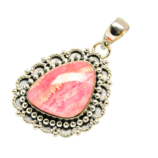 Rhodochrosite Pendants handcrafted by Ana Silver Co - PD6953
