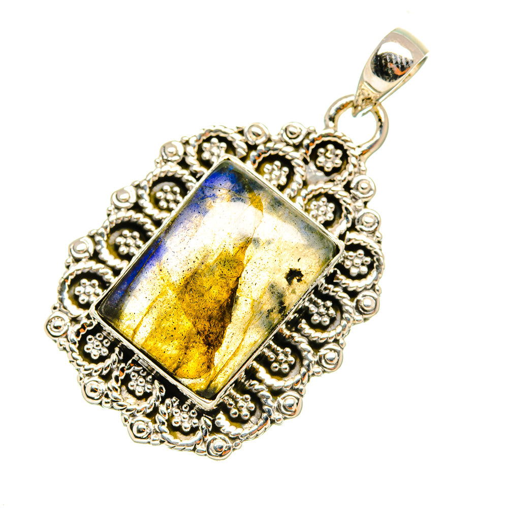 Labradorite Pendants handcrafted by Ana Silver Co - PD6963