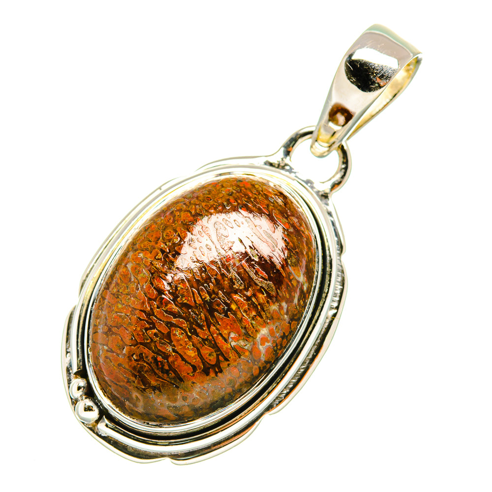 Dinosaur Bone Pendants handcrafted by Ana Silver Co - PD6966