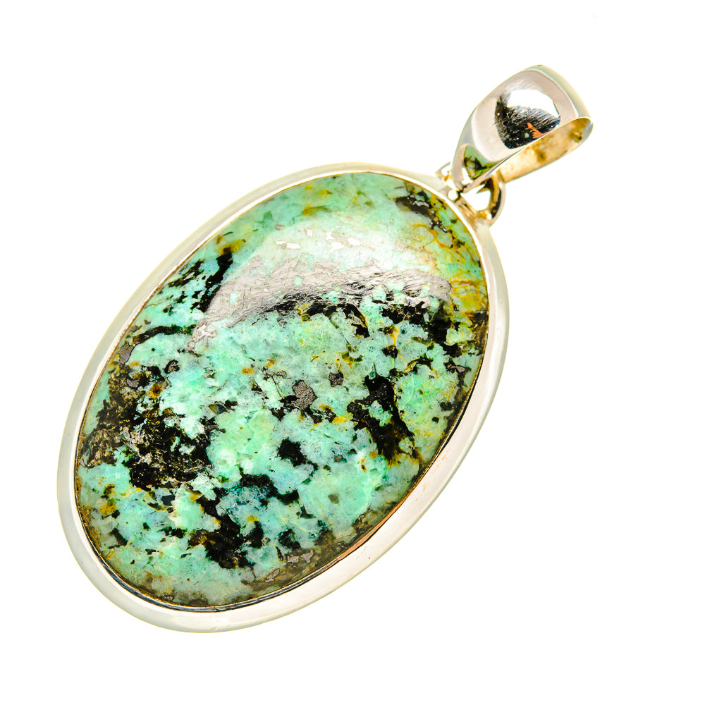 Tibetan Turquoise Pendants handcrafted by Ana Silver Co - PD6993