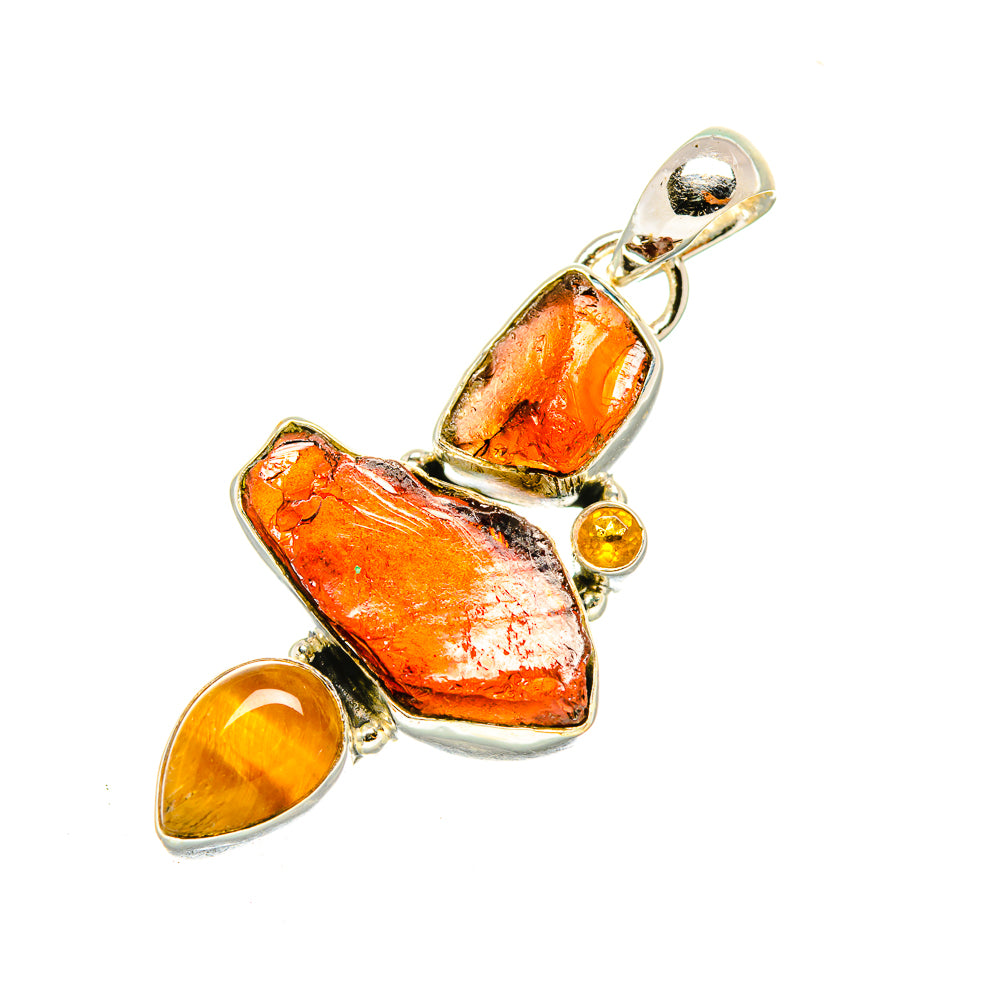 Garnet Pendants handcrafted by Ana Silver Co - PD7049