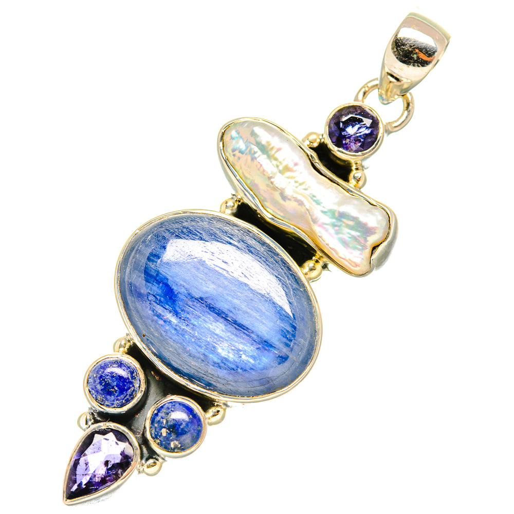 Kyanite Pendants handcrafted by Ana Silver Co - PD7073